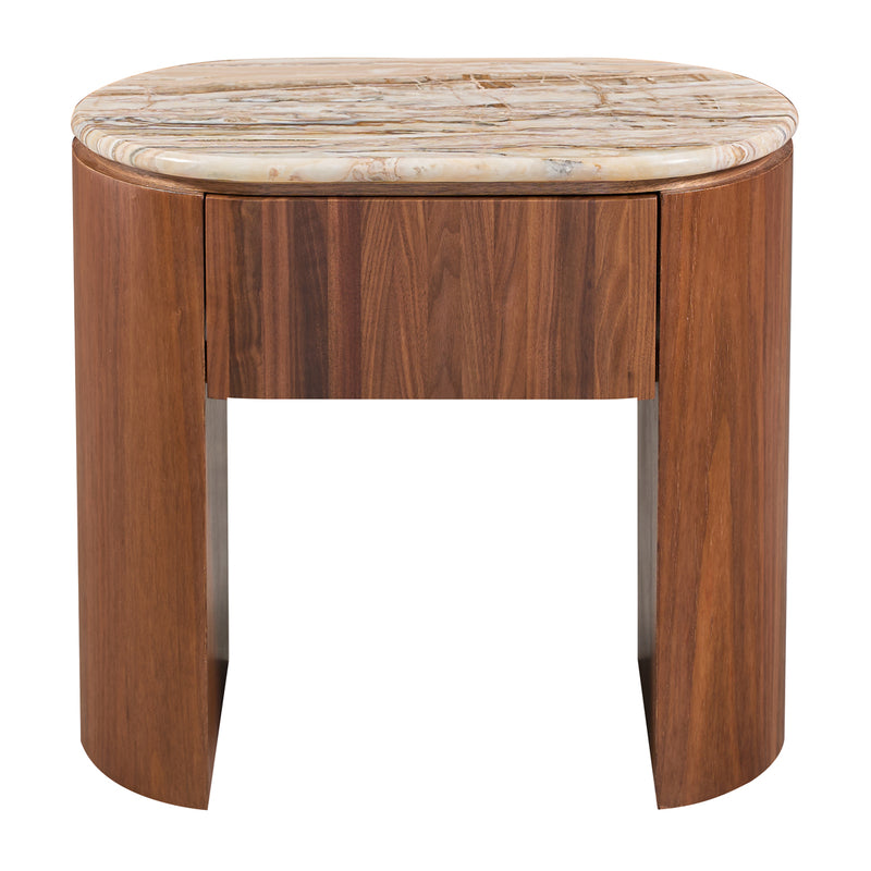 Persian Jade Travertine / Walnut