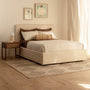 Dane Double Bed - Cream