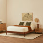 Luna Timber Double Bed Frame - Walnut