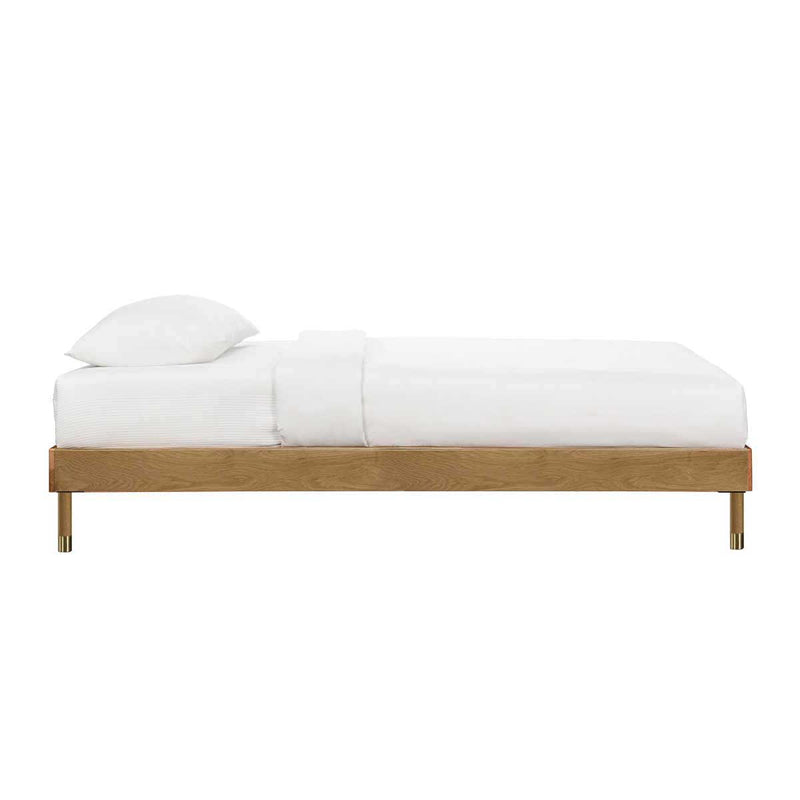 Marlo King Single Bed Frame (Oak)