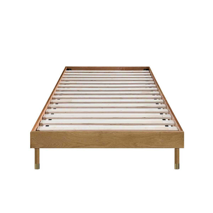 Marlo King Single Bed Frame (Natural Oak)