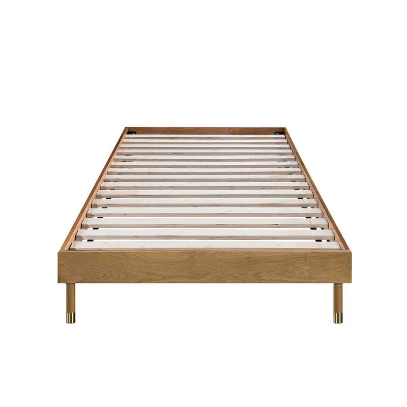 Marlo King Single Bed Frame (Oak)