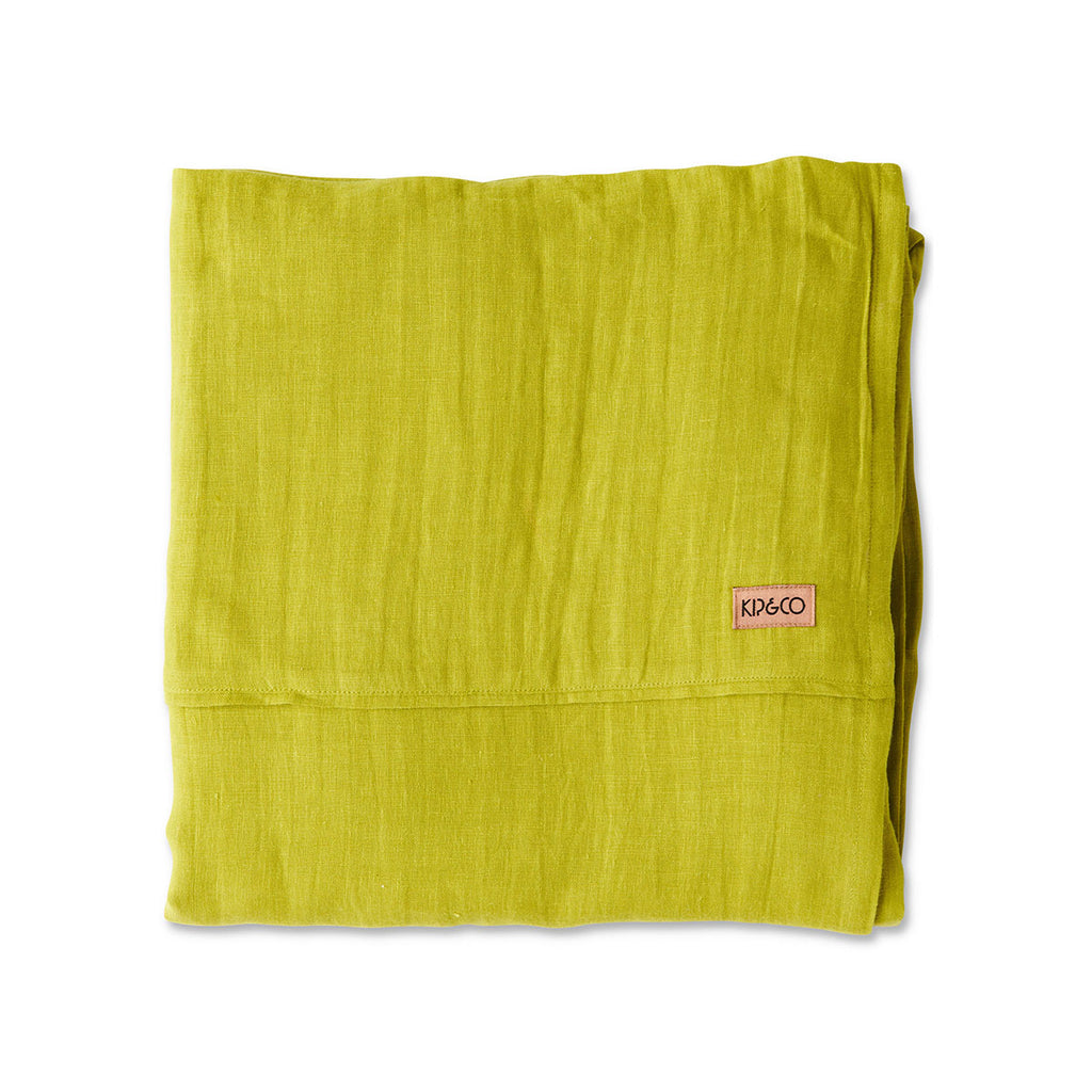 Pear Linen Flat Sheet Life Interiors