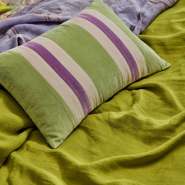 Pear Linen Fitted Sheet Life Interiors