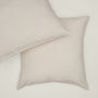 100% Linen European Pillowcase - Cream