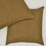 100% Linen European Pillowcase - Olive