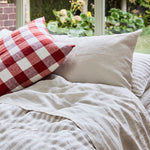 Wide Natural Stripes / King