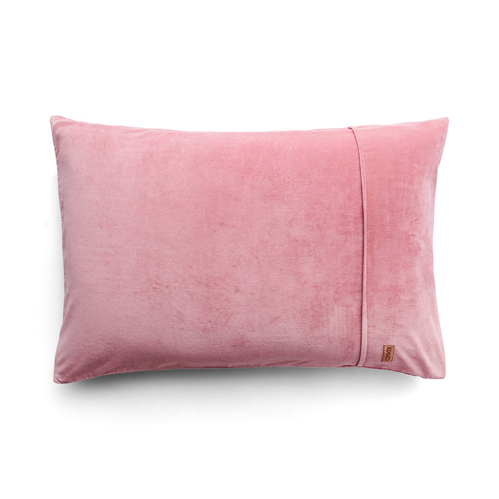 Dusty Rose Velvet Pillowcases (Set of 2)