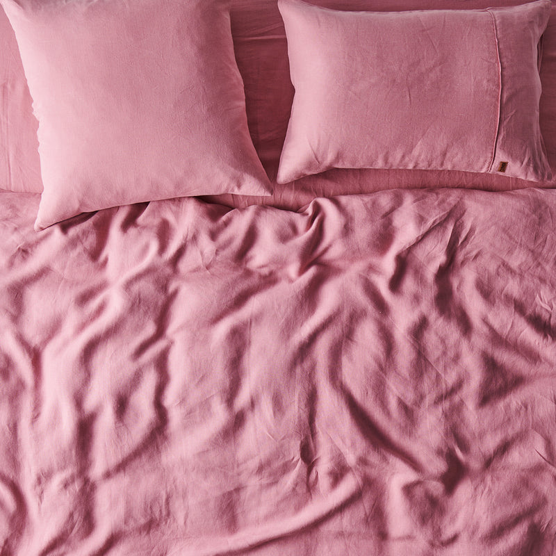 Peony Linen Quilt Cover