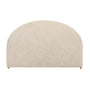Harlo King Bed Head - Cream Textured Weave