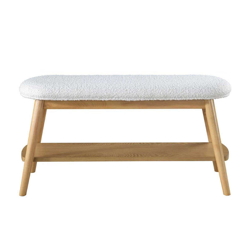 Poppy Boucle Bench