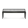 Spindle Bench - Oak Black