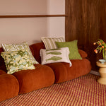 Mini Olive Wave Cushion