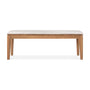 Bok Outdoor Fabric 2 Seater Bench (Teak, Off White) - Bok Outdoor Fabric 2 Seater Bench (Teak, Off White)