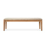 Bok Outdoor Fabric 3 Seater Bench (Teak, Natural) - Bok Outdoor Fabric 3 Seater Bench (Teak, Natural)
