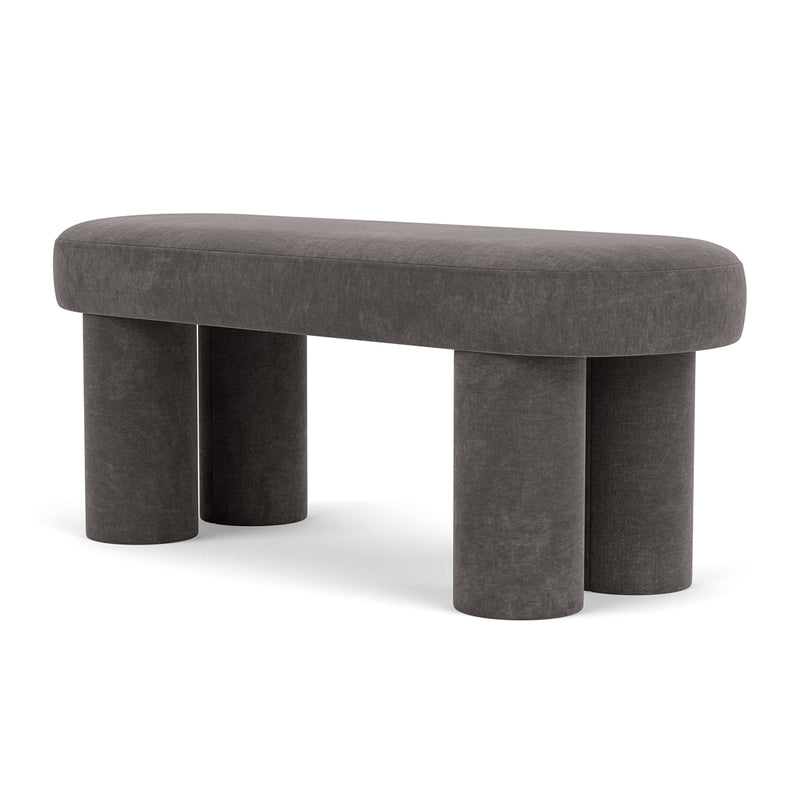 Danny Steel Grey Textured Weave