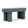 Charlie Bench - Forest Dust Blue Fabric