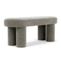 Charlie Bench - Planet Grey Green Fabric