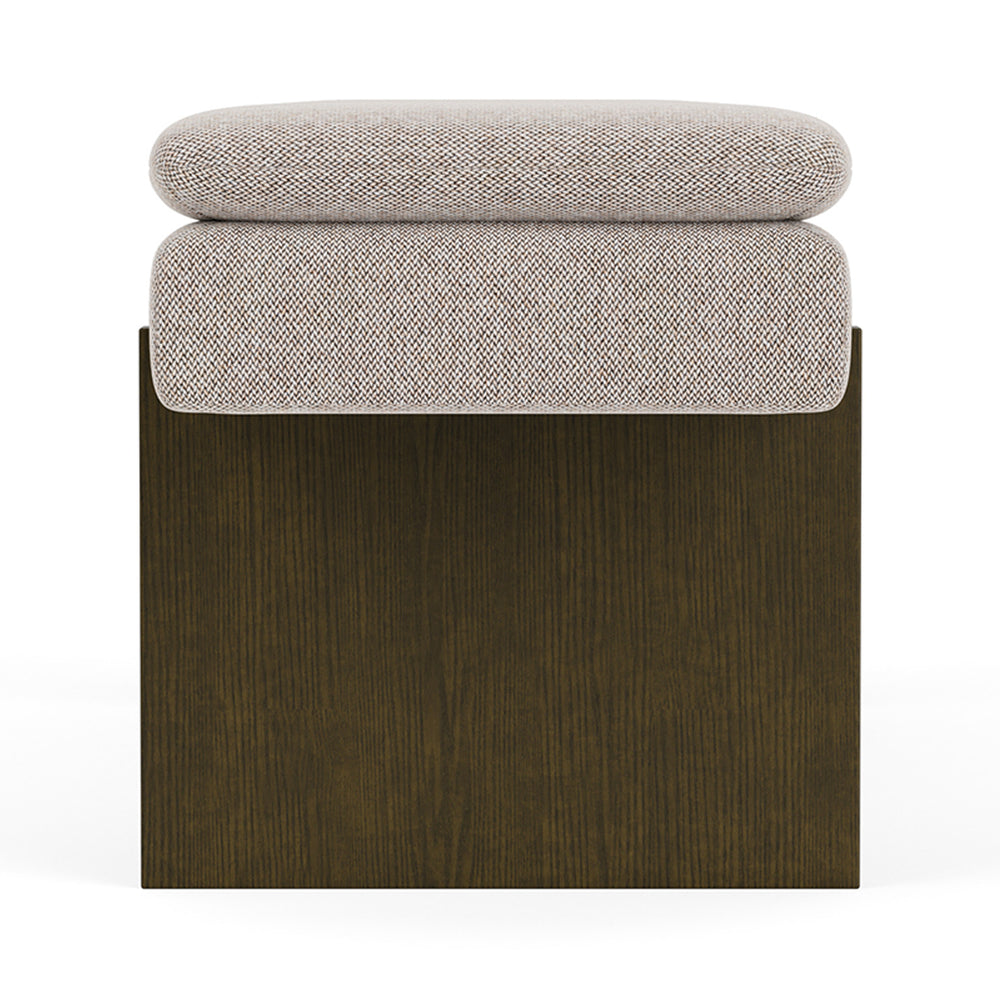 Agnes Brown Textured Weave / Dark Walnut