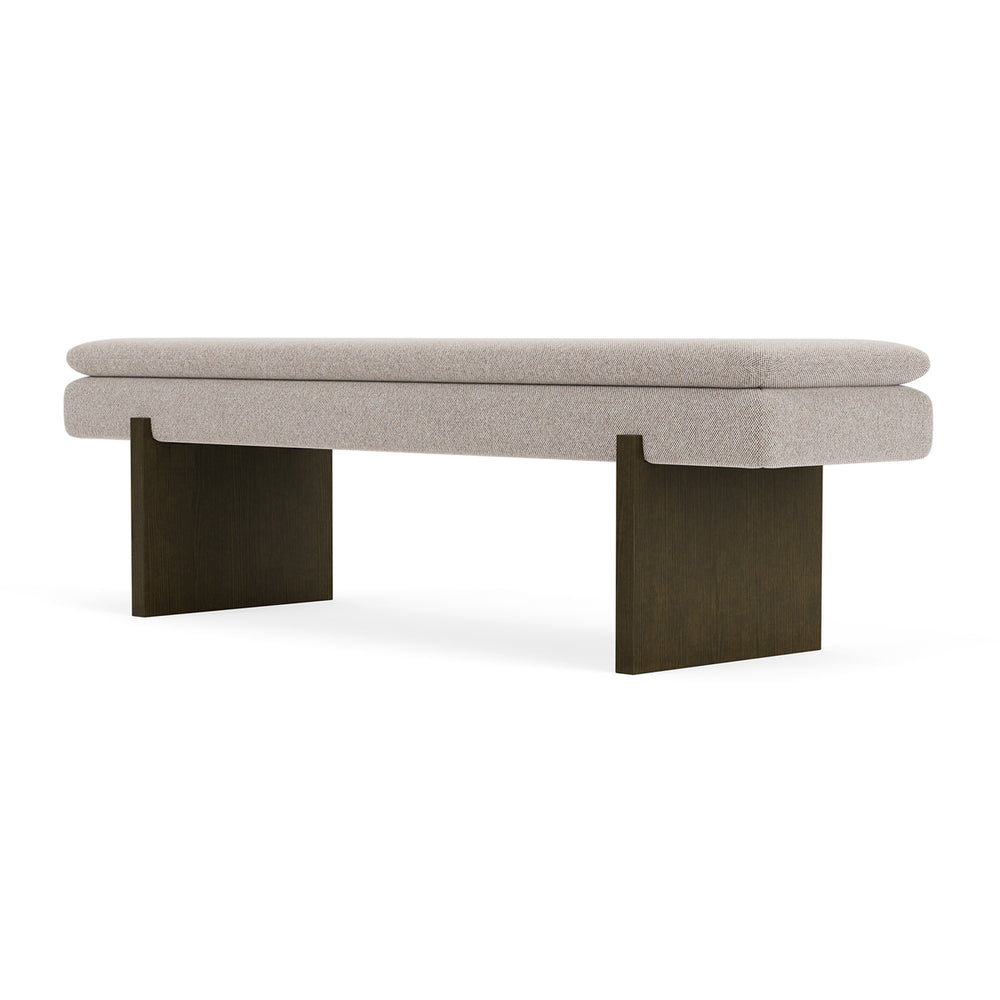 Agnes Brown Textured Weave / Dark Walnut