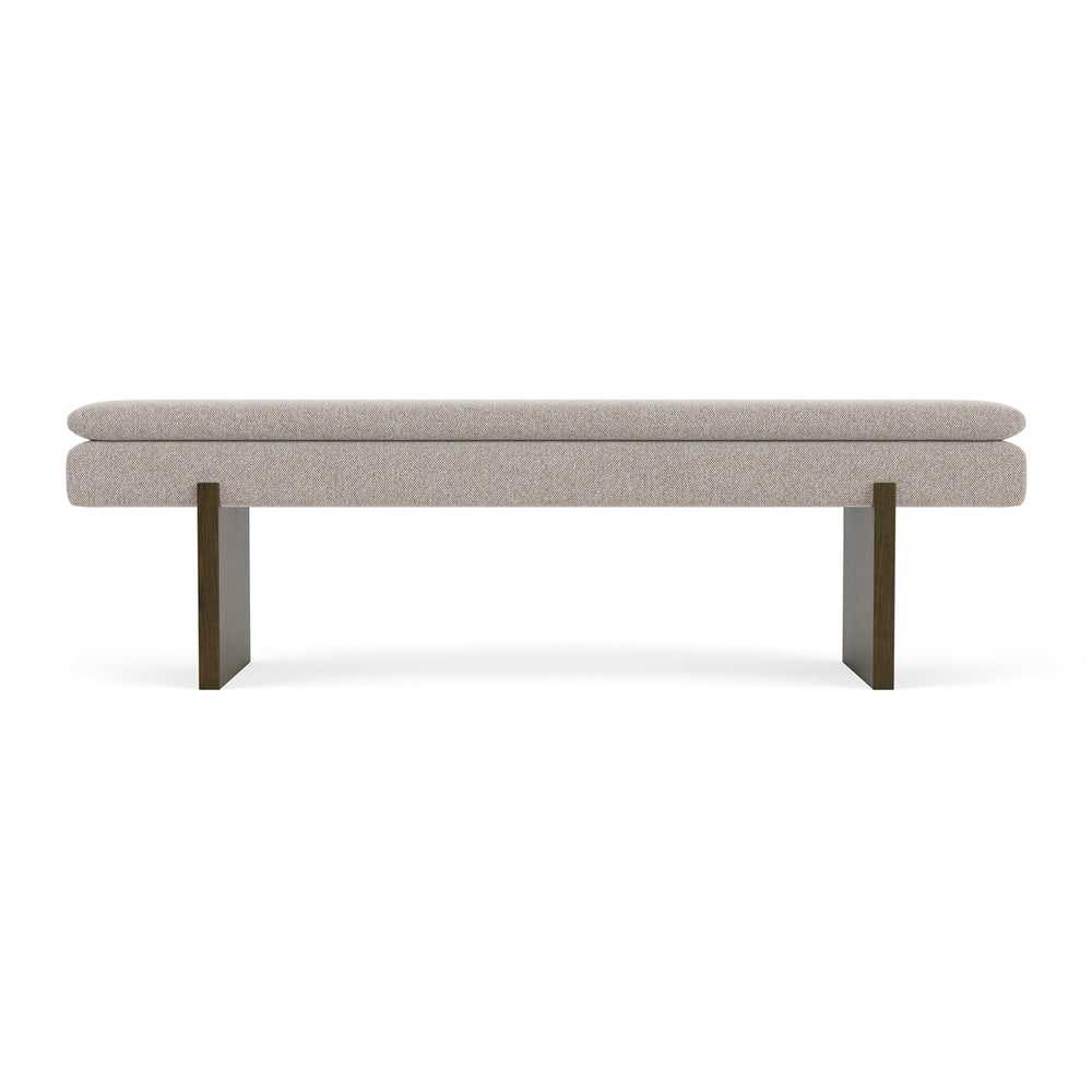 Agnes Brown Textured Weave / Dark Walnut