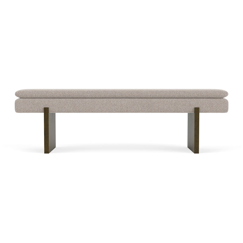 Agnes Brown Textured Weave / Dark Walnut