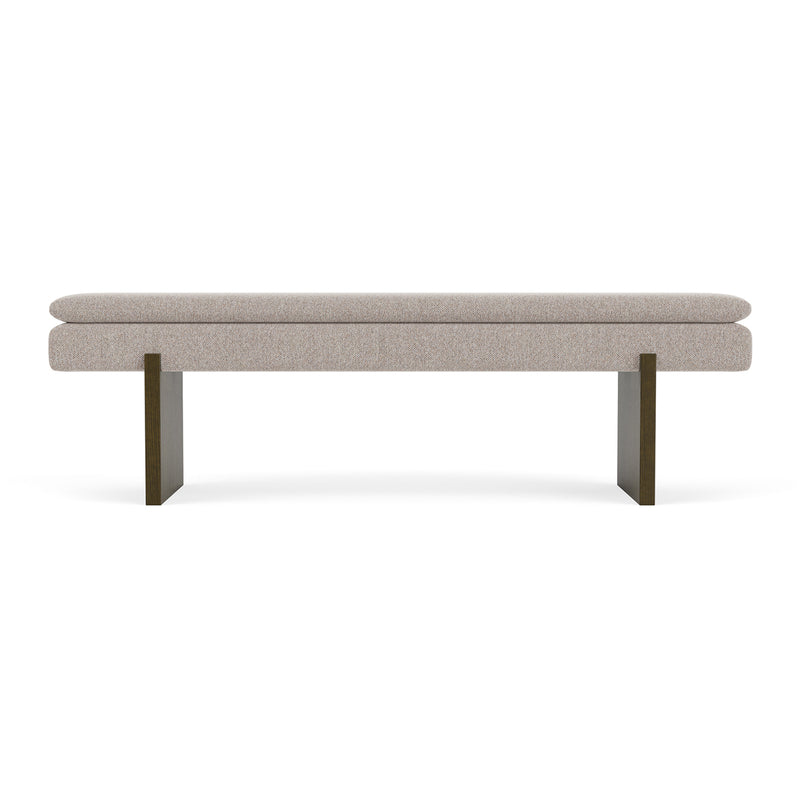 Agnes Brown Textured Weave / Dark Walnut