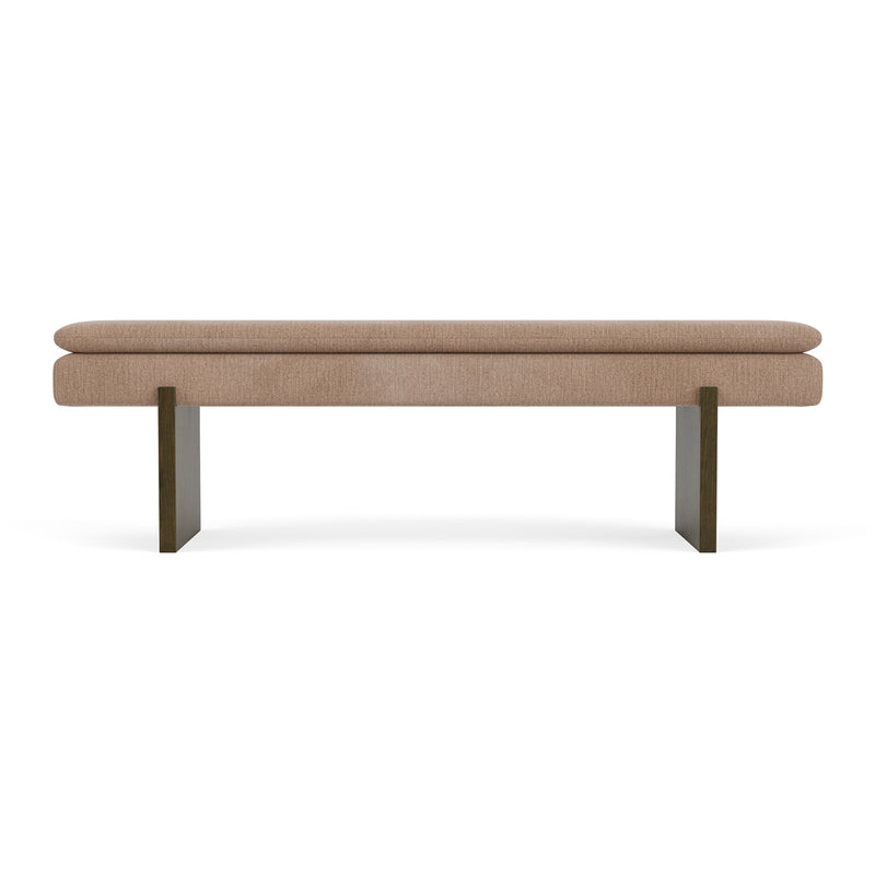Aulla Caramel Textured Weave / Dark Walnut