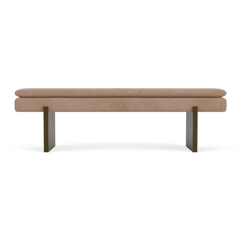 Aulla Caramel Textured Weave / Dark Walnut