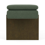 Cura Dark Green Weave / Dark Walnut