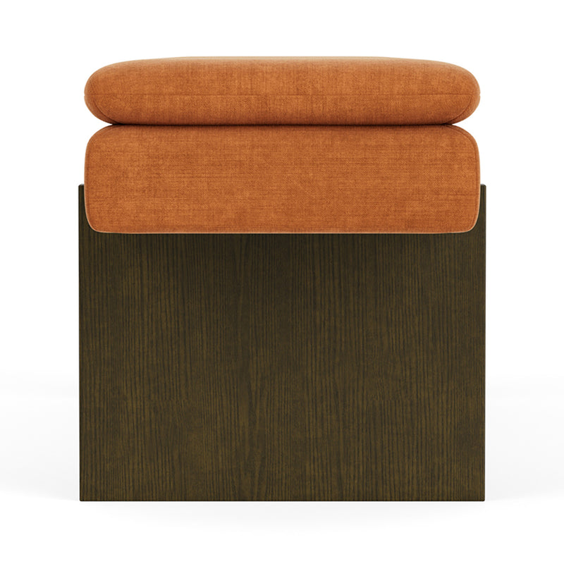 Danny Amber Textured Weave / Dark Walnut