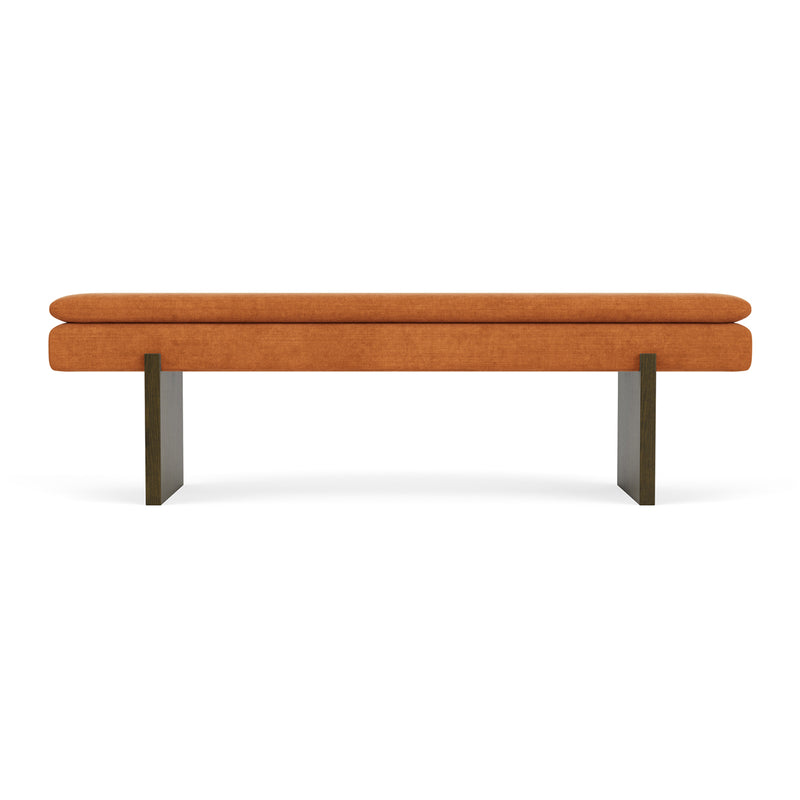 Danny Amber Textured Weave / Dark Walnut