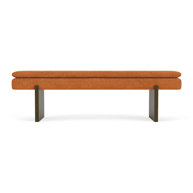 Danny Amber Textured Weave / Dark Walnut
