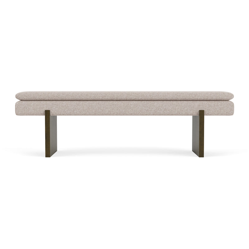 Fabio Stone Fabric / Dark Walnut
