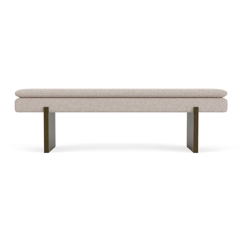 Fabio Stone Fabric / Dark Walnut