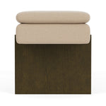 Form Cream Fabric / Dark Walnut