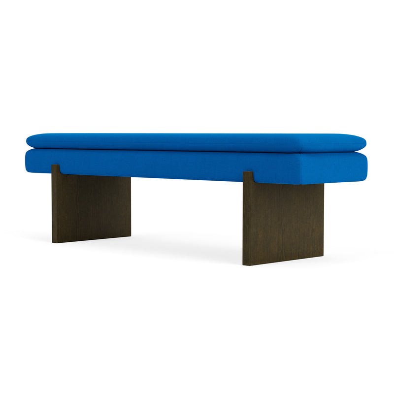 Mark Cobalt Blue Weave / Dark Walnut