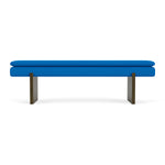 Mark Cobalt Blue Weave / Dark Walnut