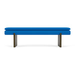 Mark Cobalt Blue Weave / Dark Walnut