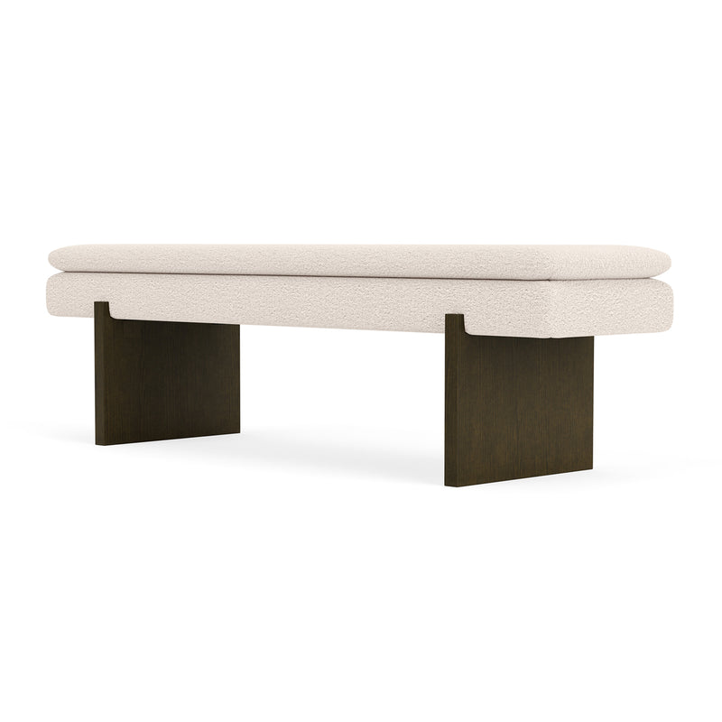 Maya Cream Boucle / Dark Walnut