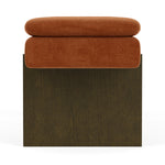 Moss Rust Fabric / Dark Walnut