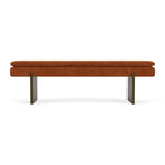 Moss Rust Fabric / Dark Walnut