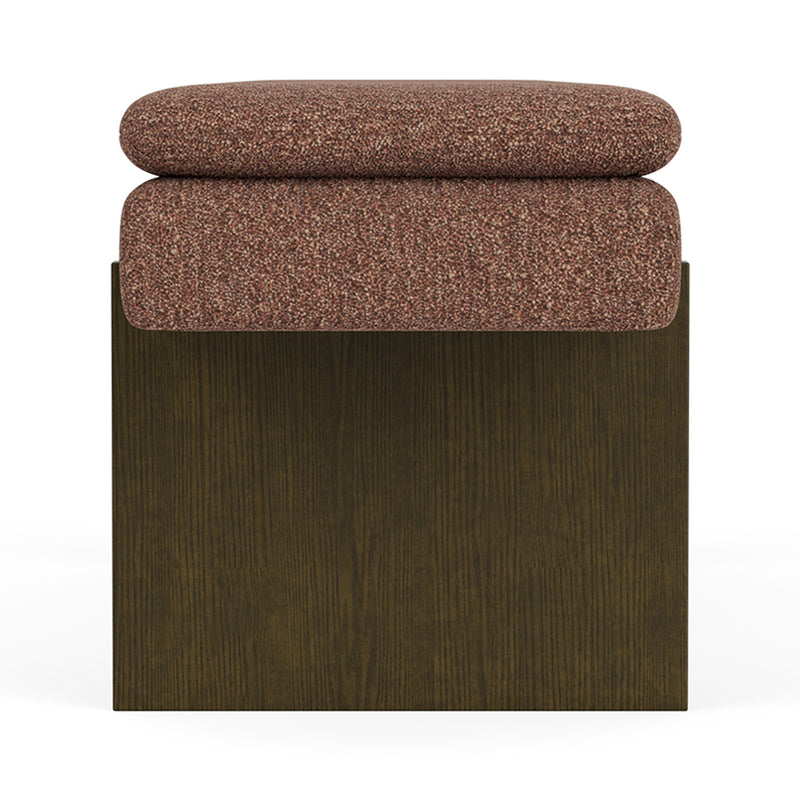 Pebble Rust Boucle / Dark Walnut