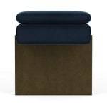 Lux Navy Velvet / Dark Walnut
