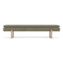 Umi Oak Bench - Free Sage Velvet Cord / Oak
