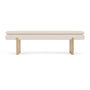 Umi Oak Bench - Mark Sand Weave / Oak