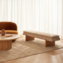 Umi Oak Bench - Pasha Dune Boucle / Oak