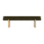 Umi Oak Bench - Olive Moss / Oak