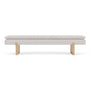 Umi Oak Bench - Talent Cool Grey Weave / Oak