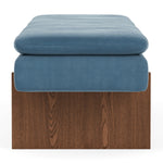 Velour Lux Shadow Blue / Walnut Natural